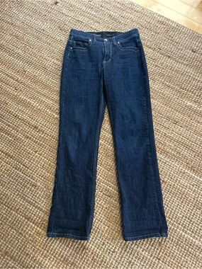Lee Women's Dark Indigo Straight-Leg stretch Jeans